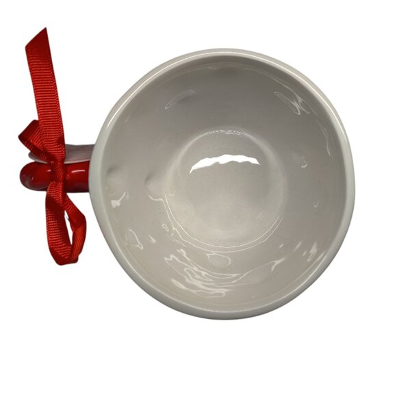 Sunday Morning Decorative Coffe Mug Cherries Strawberries & Pink Couquette Bows - Picture 2 of 2